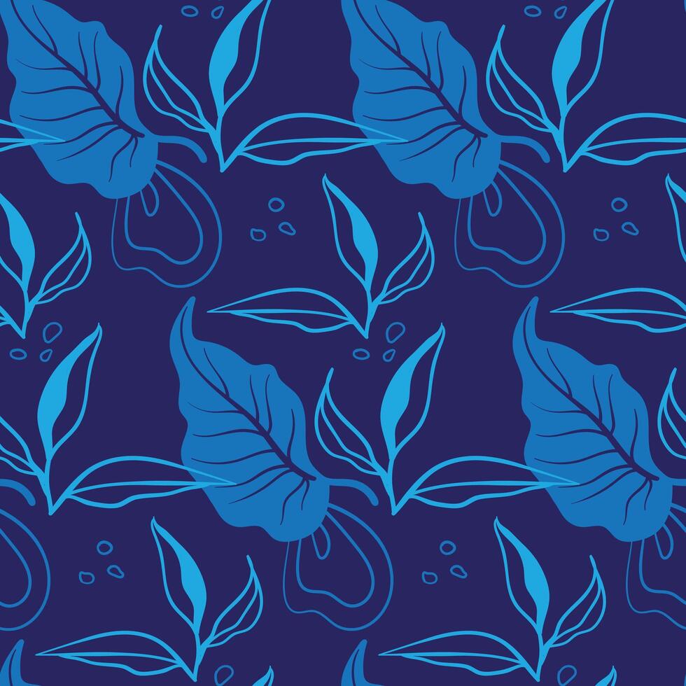Seamless  Flower pattern Background vector