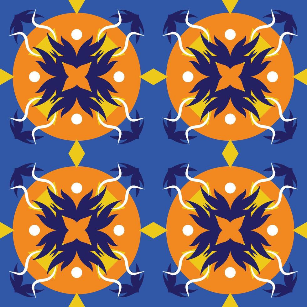 Abstract Seamless colorful pattern Vector background