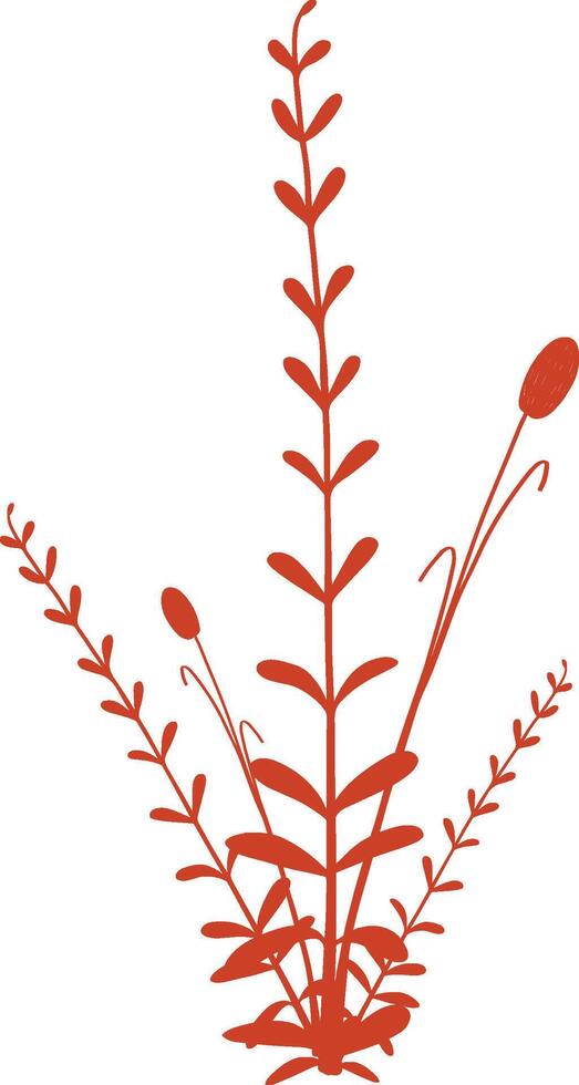 Botanical Black and white Natural Elements vector background