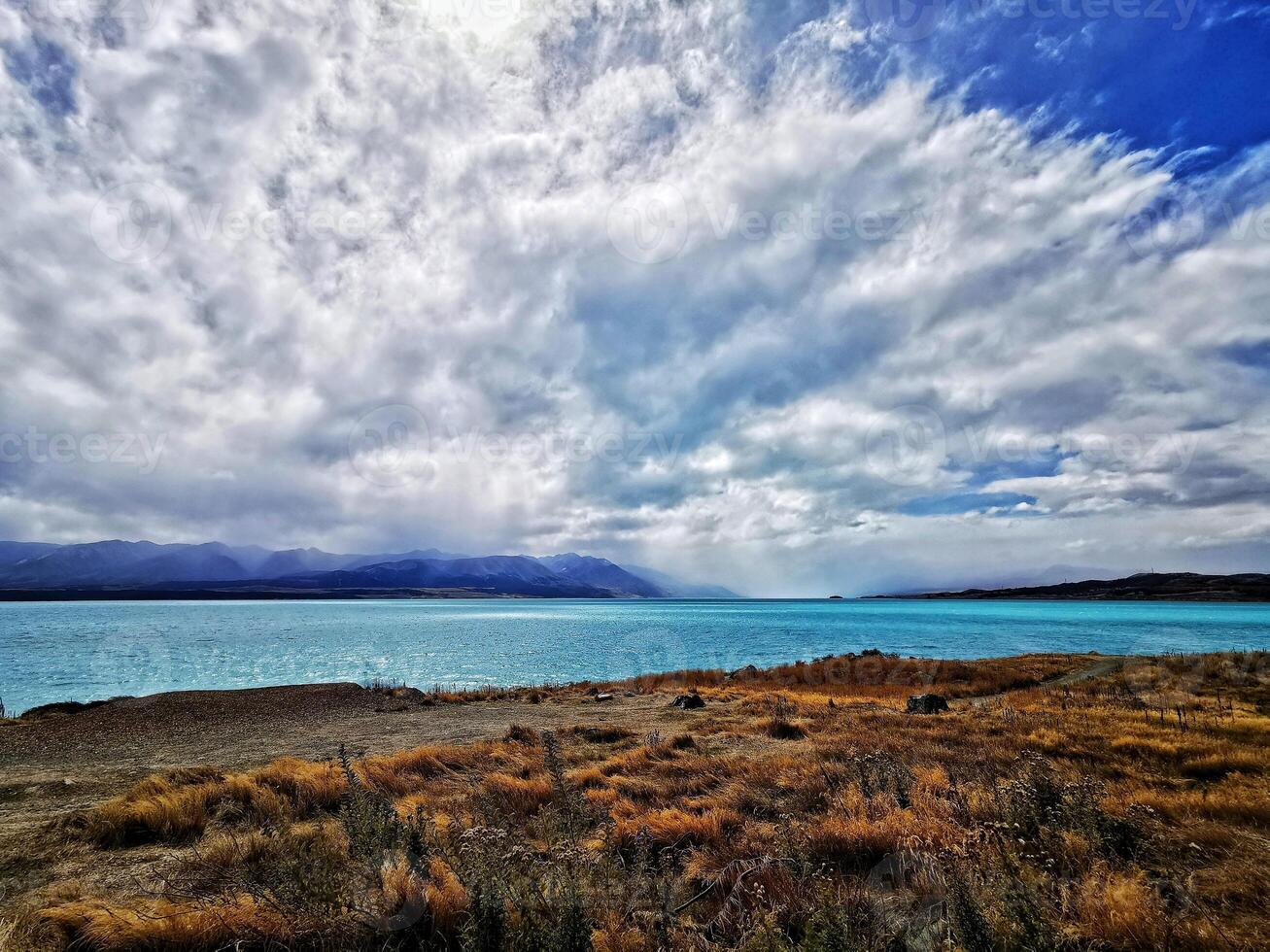 View of Lake Pukaki photo