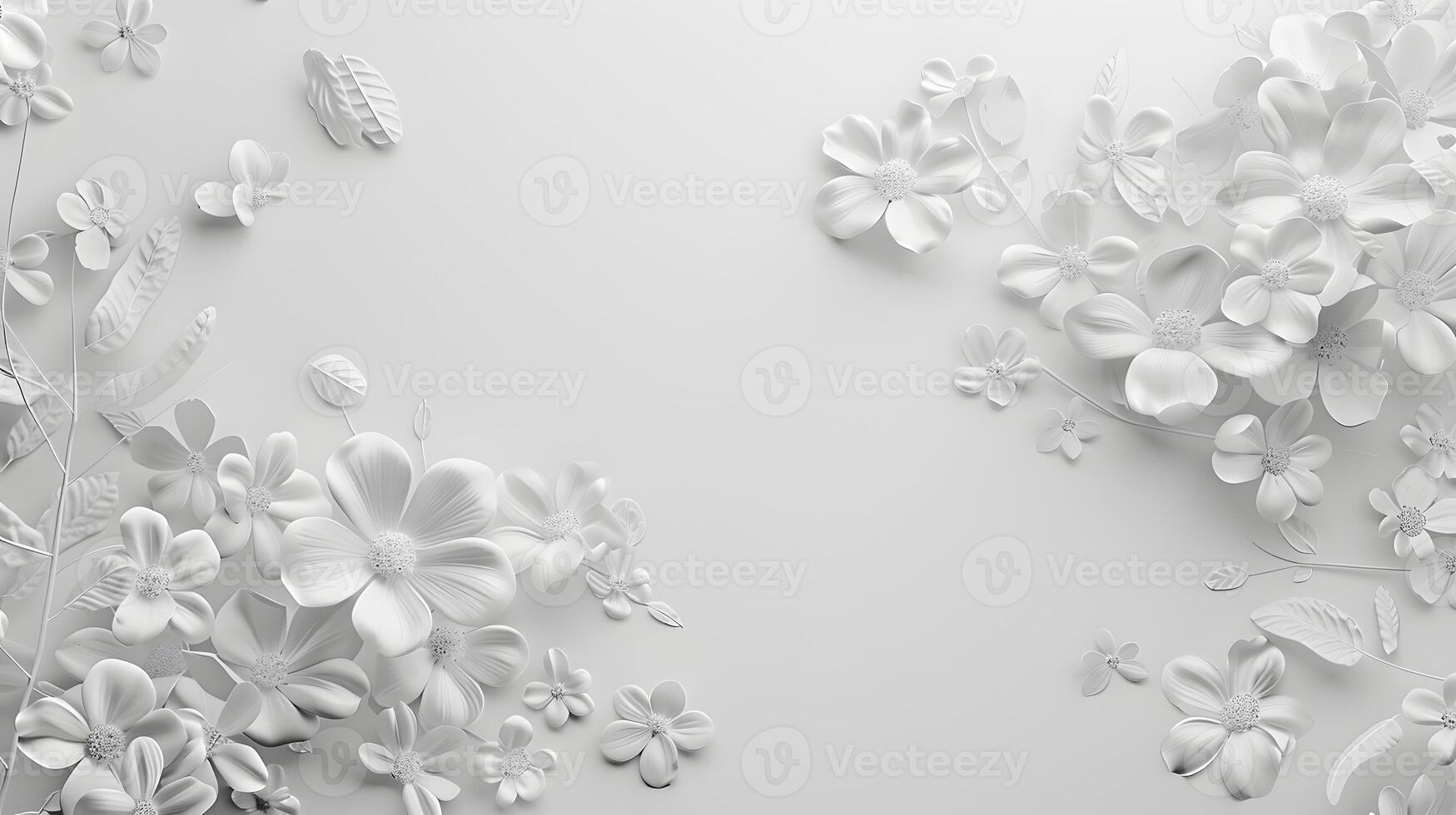 AI generated White abstract texture background. AI Generated photo