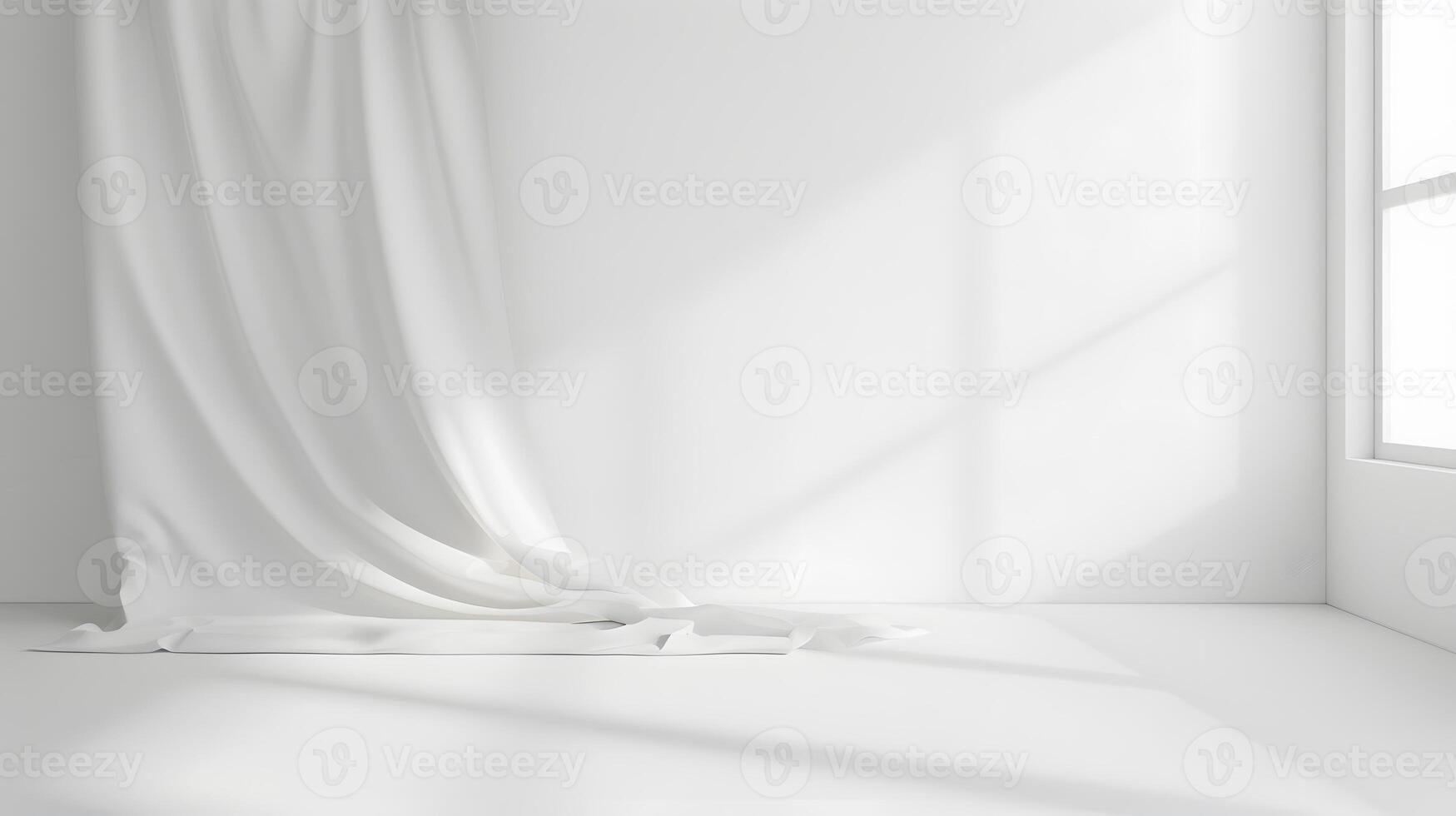 AI generated White abstract texture background. AI Generated photo