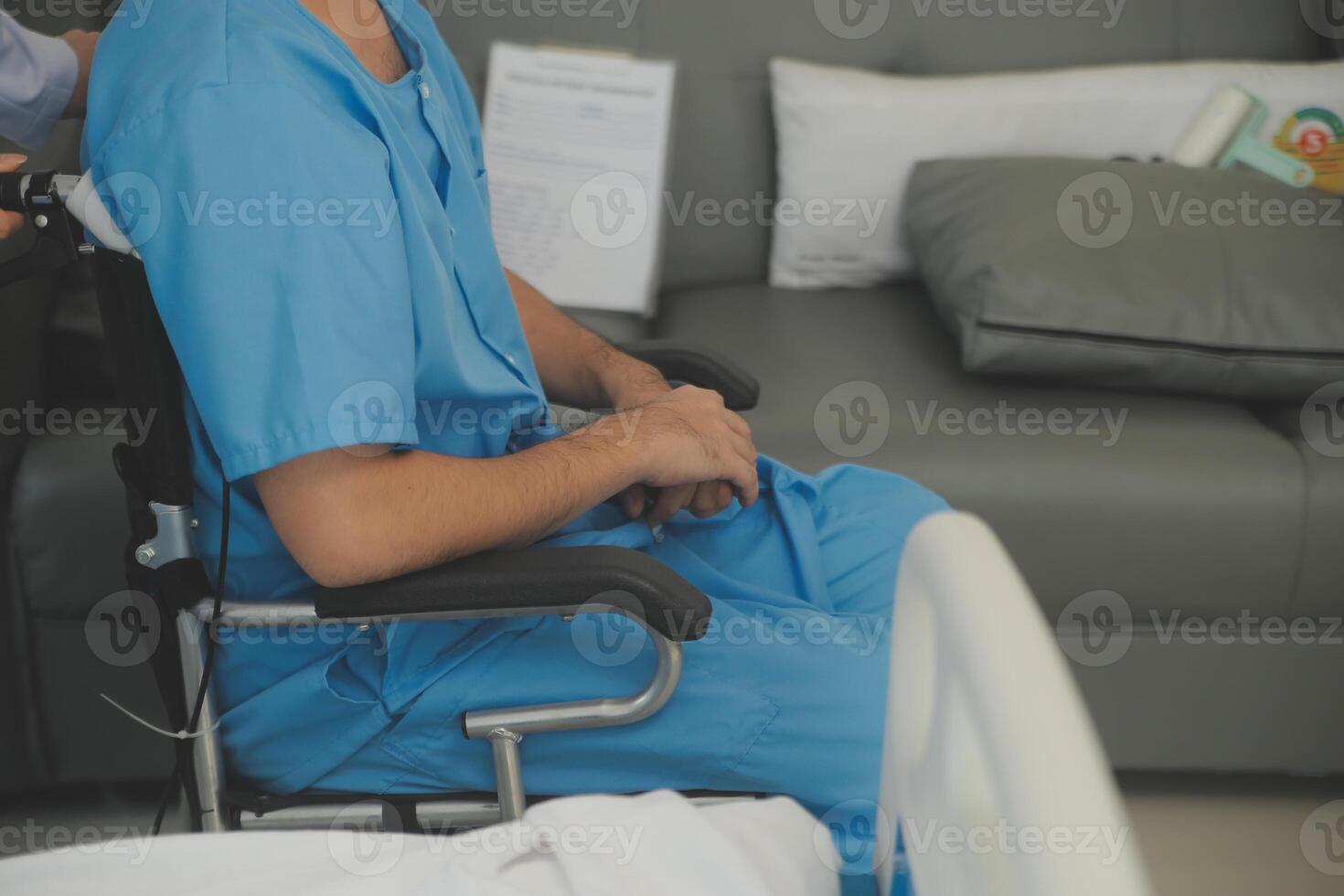 Female doctors who treat patients make an appointment to listen to the results after a physical examination and explain medical information and diagnose the disease. Medical concepts and good healt. photo