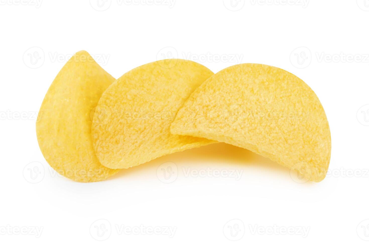 Potato chips isolated photo