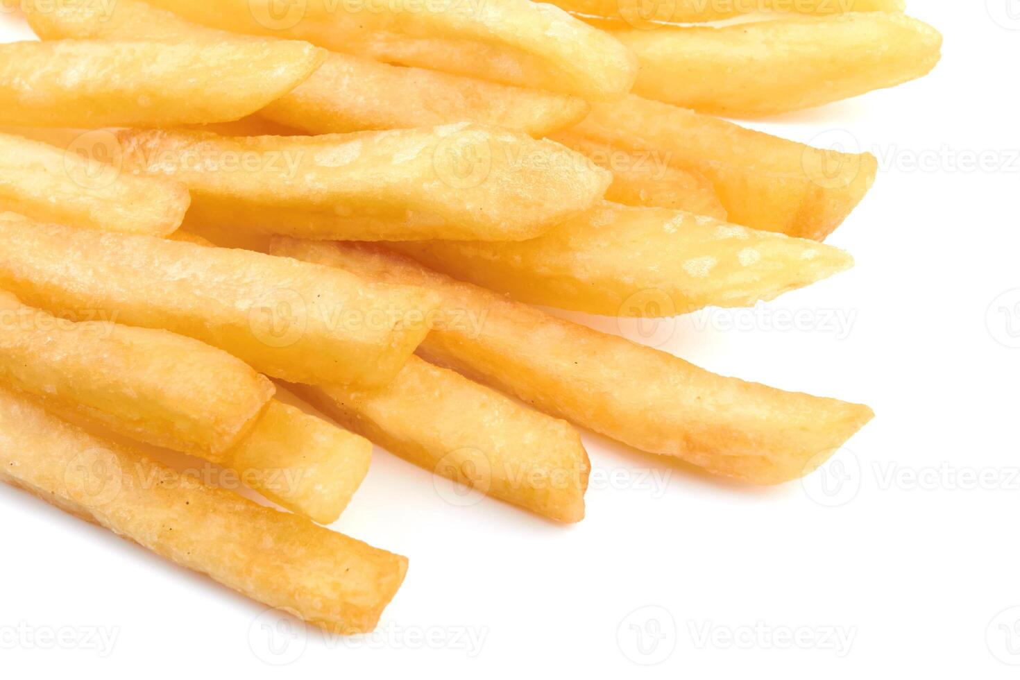 french fries on white photo
