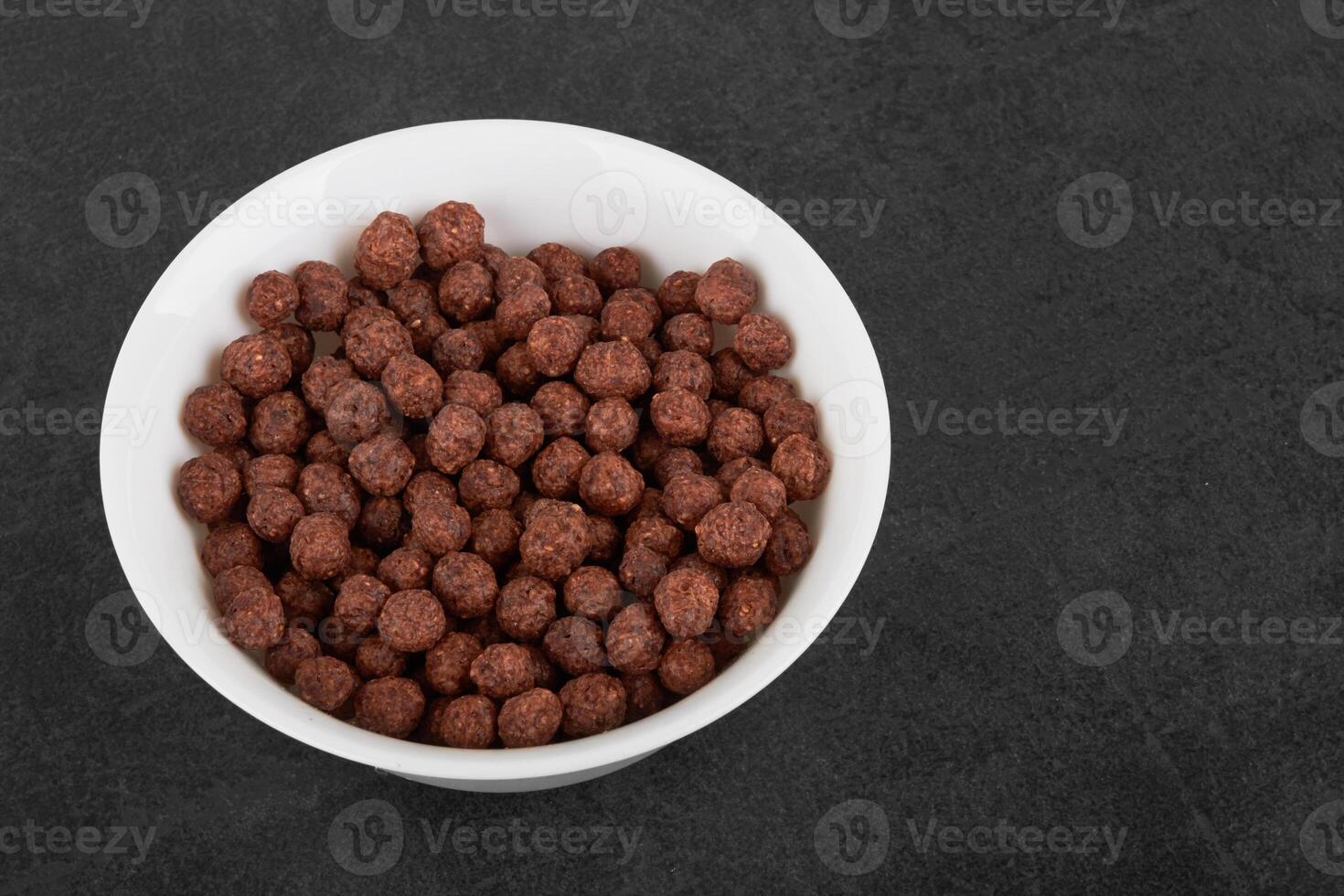 Chocolate cereal balls photo