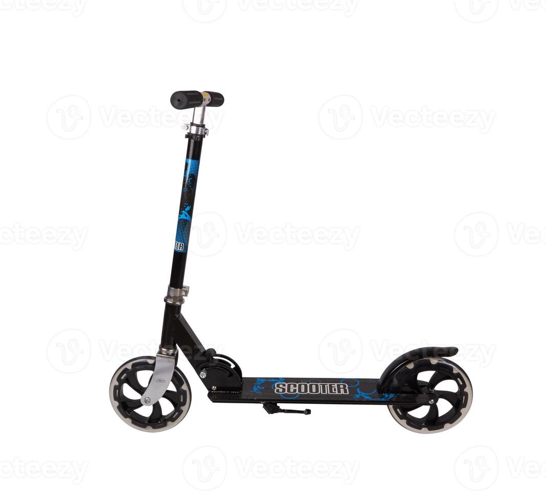 negro metal scooter foto