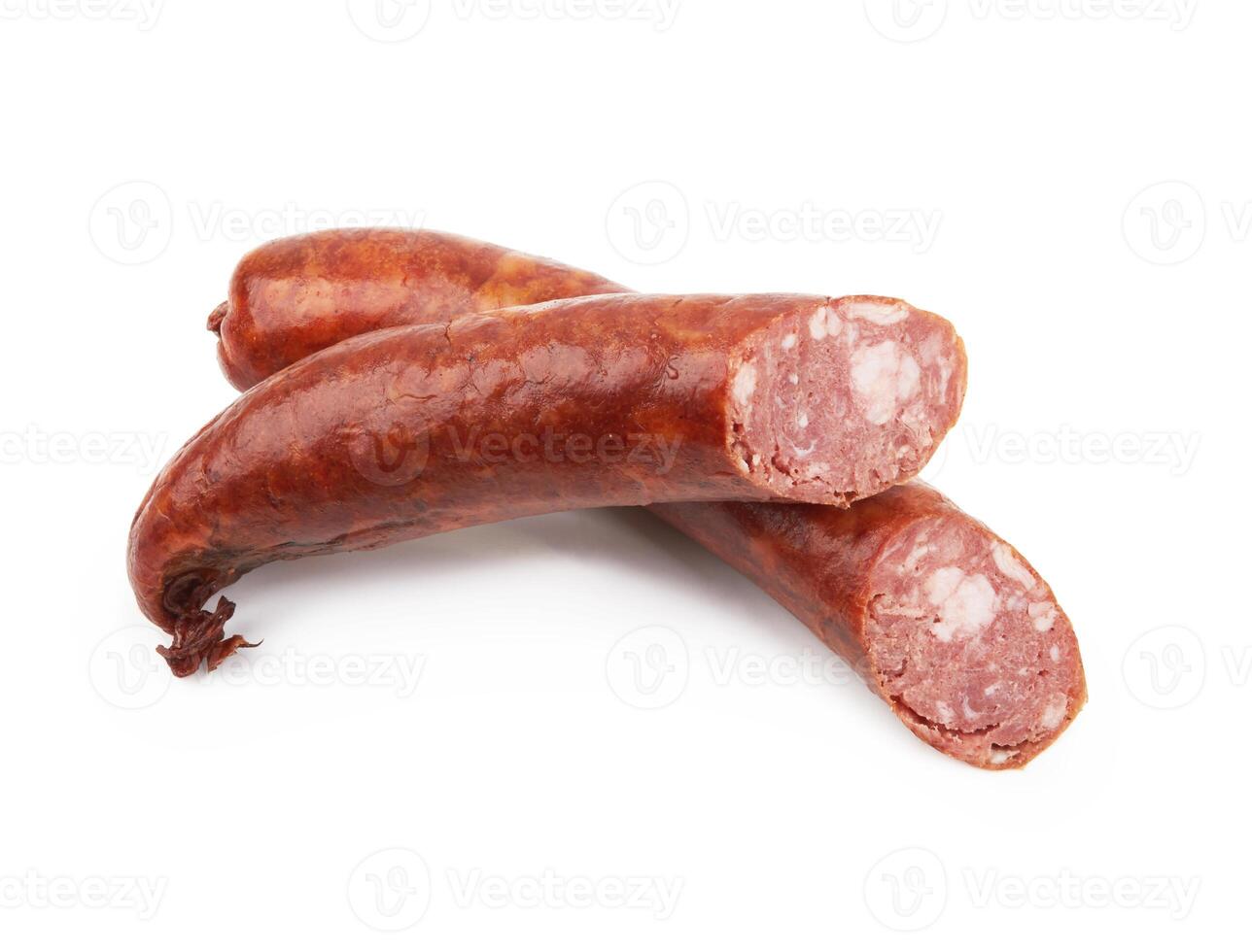 Farm smoked sausage photo