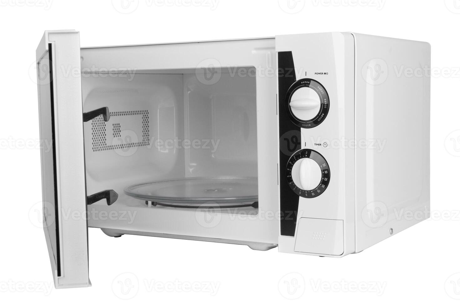 open microwave oven photo