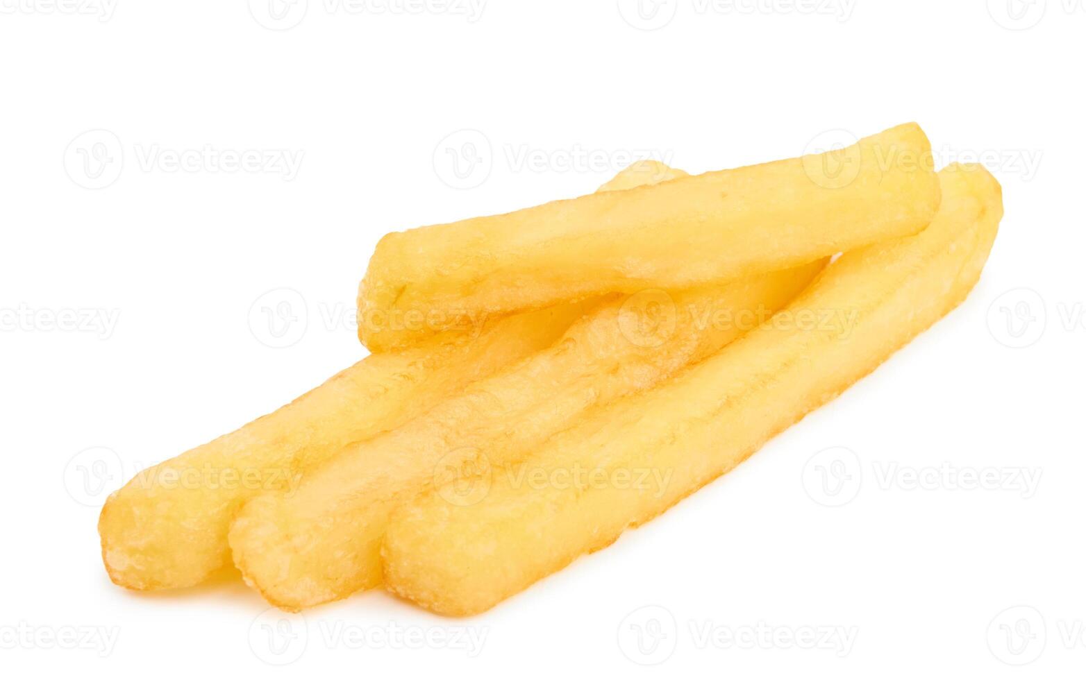 french fries on white photo