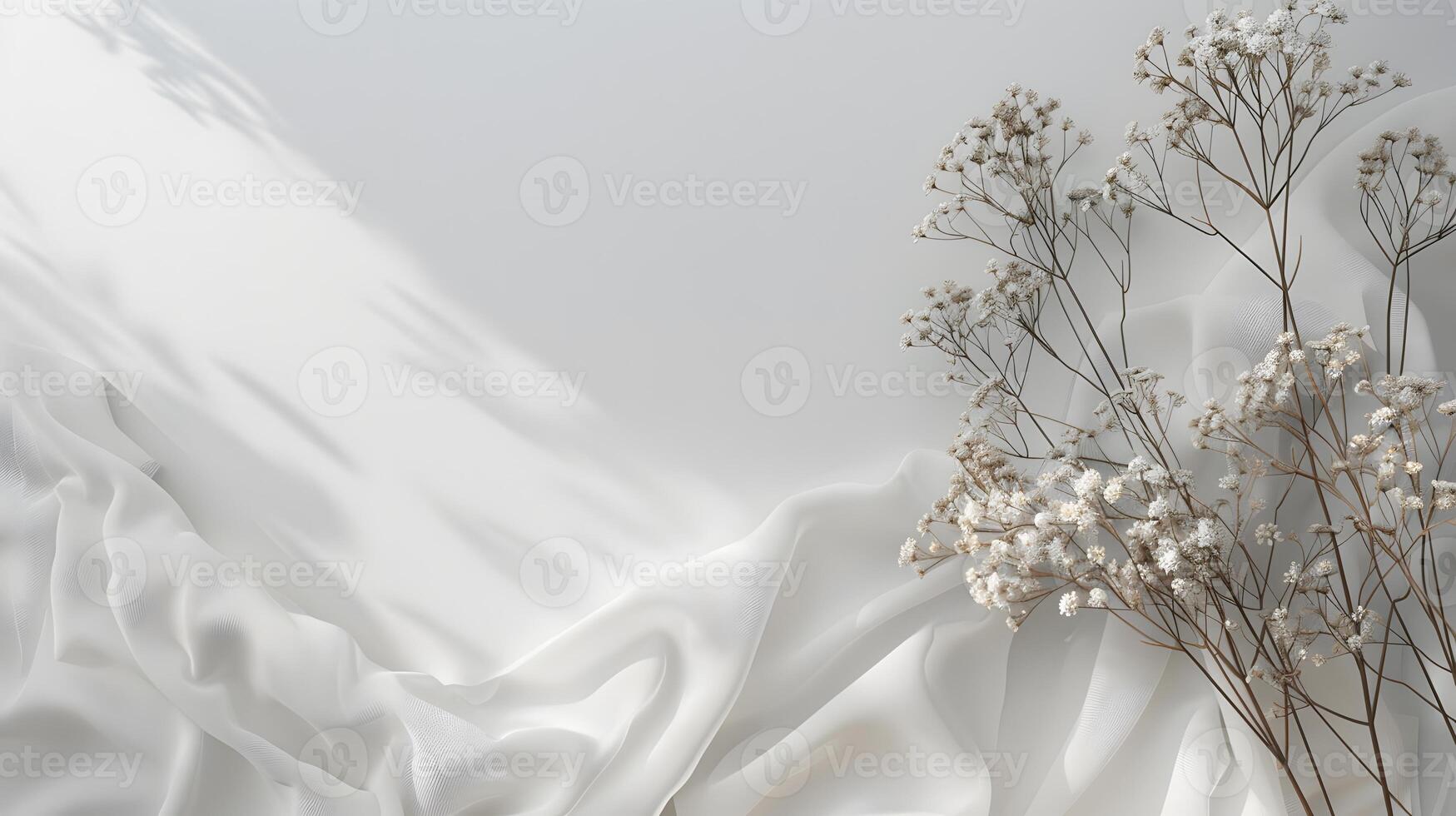 AI generated White abstract texture background. AI Generated photo