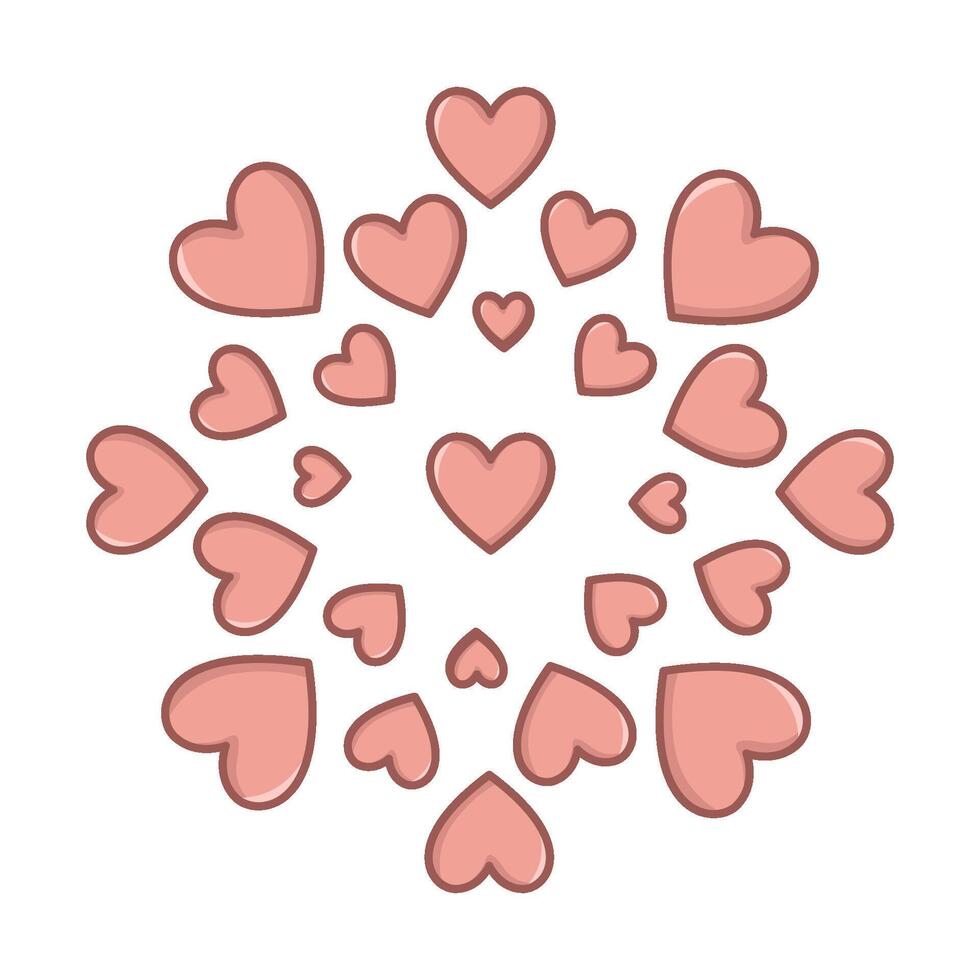 Illustration of love vector