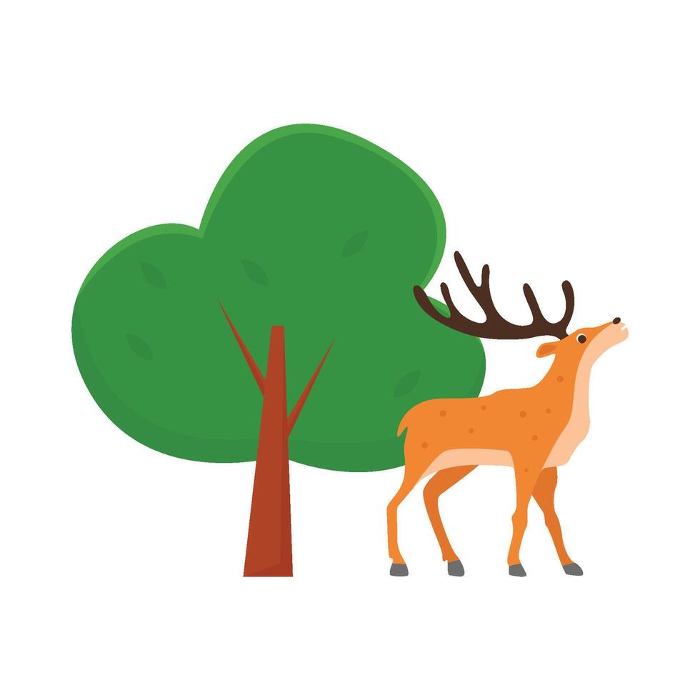 Illustration of deer vector