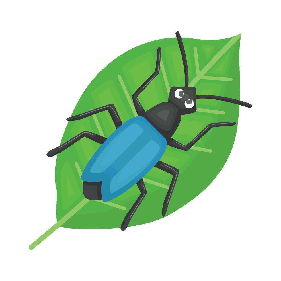 Illustration of bug vector