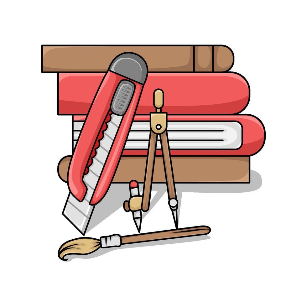Illustration of cutter vector