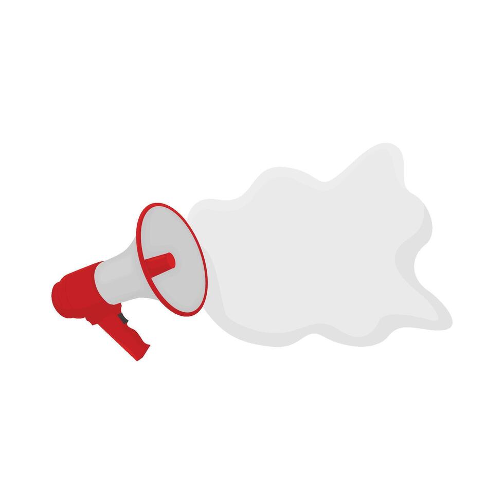 Illustration of megaphone vector