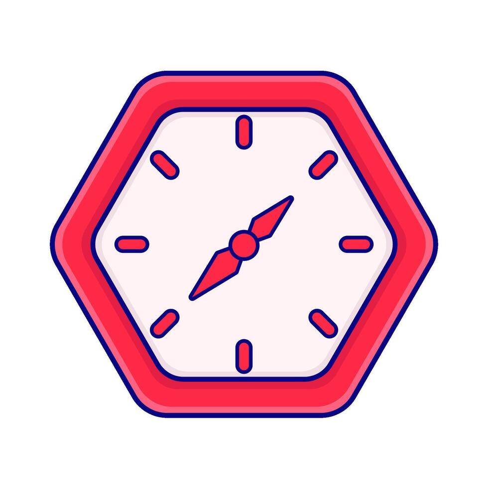 Illustration of clock vector