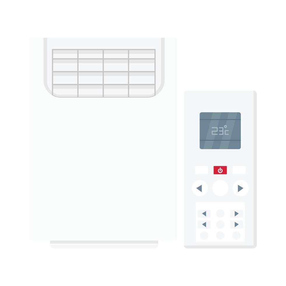 Illustration of portable air conditioner vector