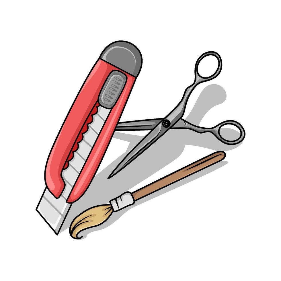 Illustration of cutter vector
