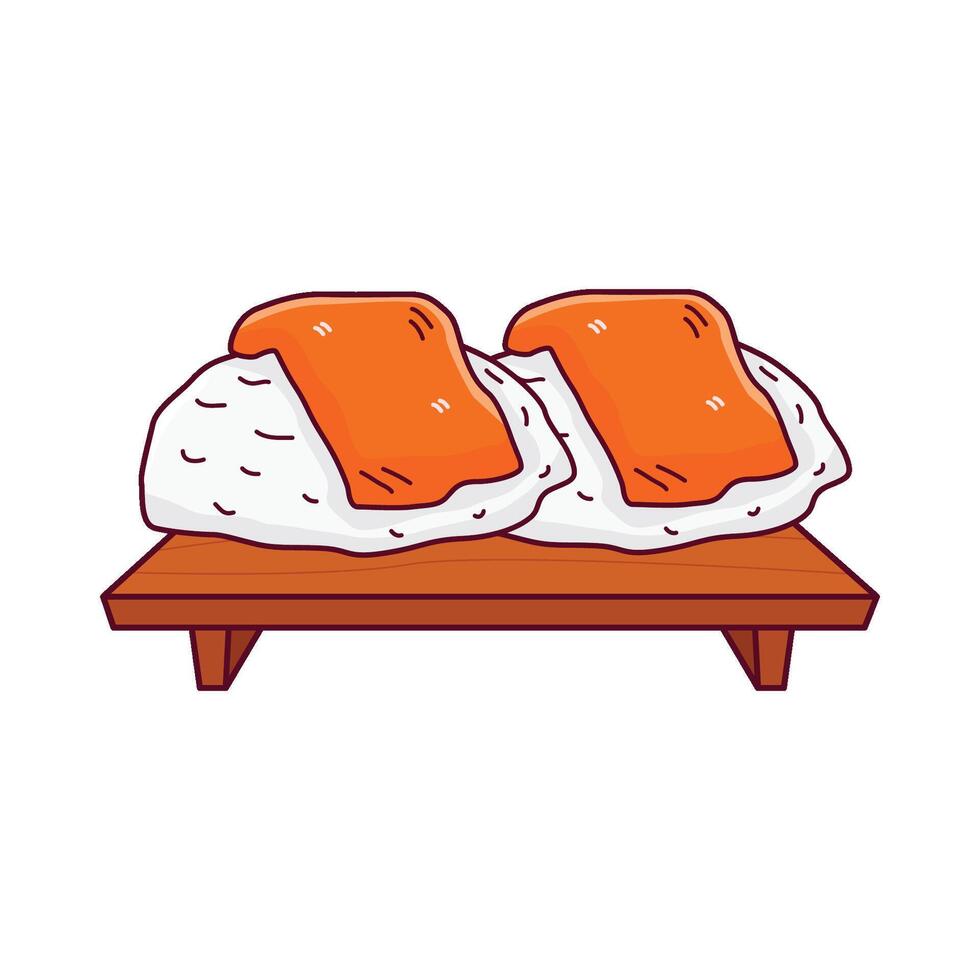 ilustración de Sushi vector