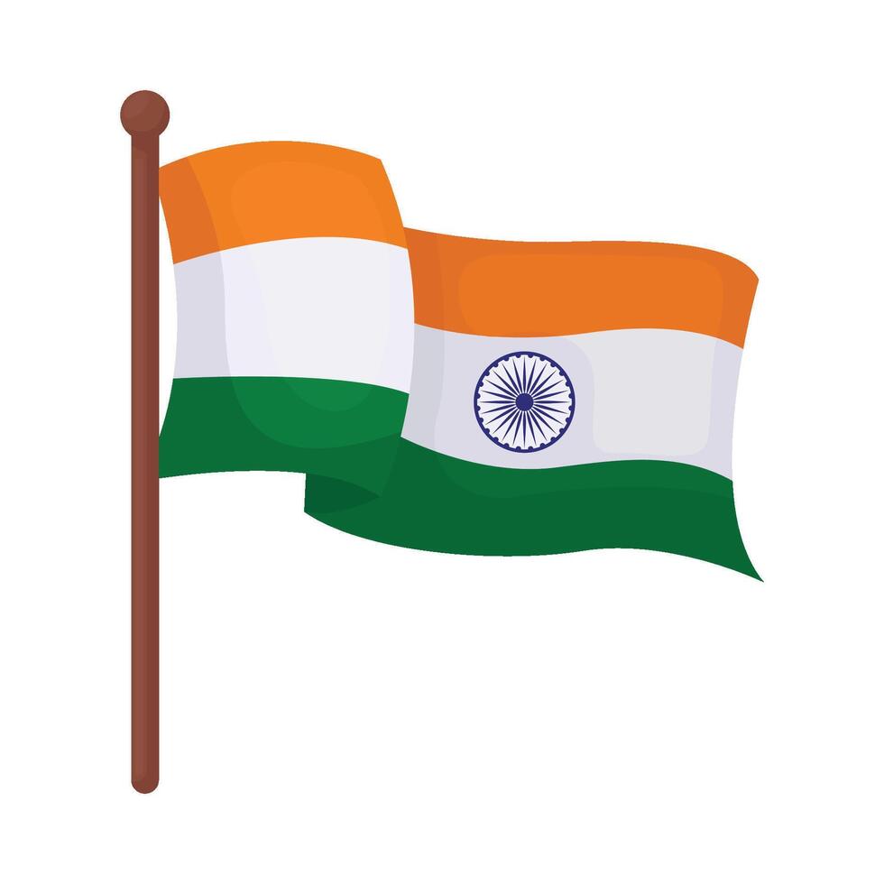 Illustration of India flag vector