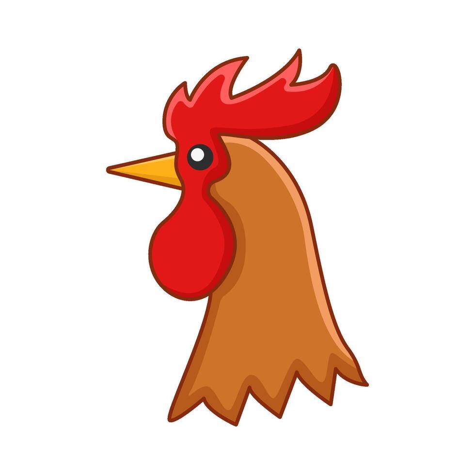 ilustración de gallo vector