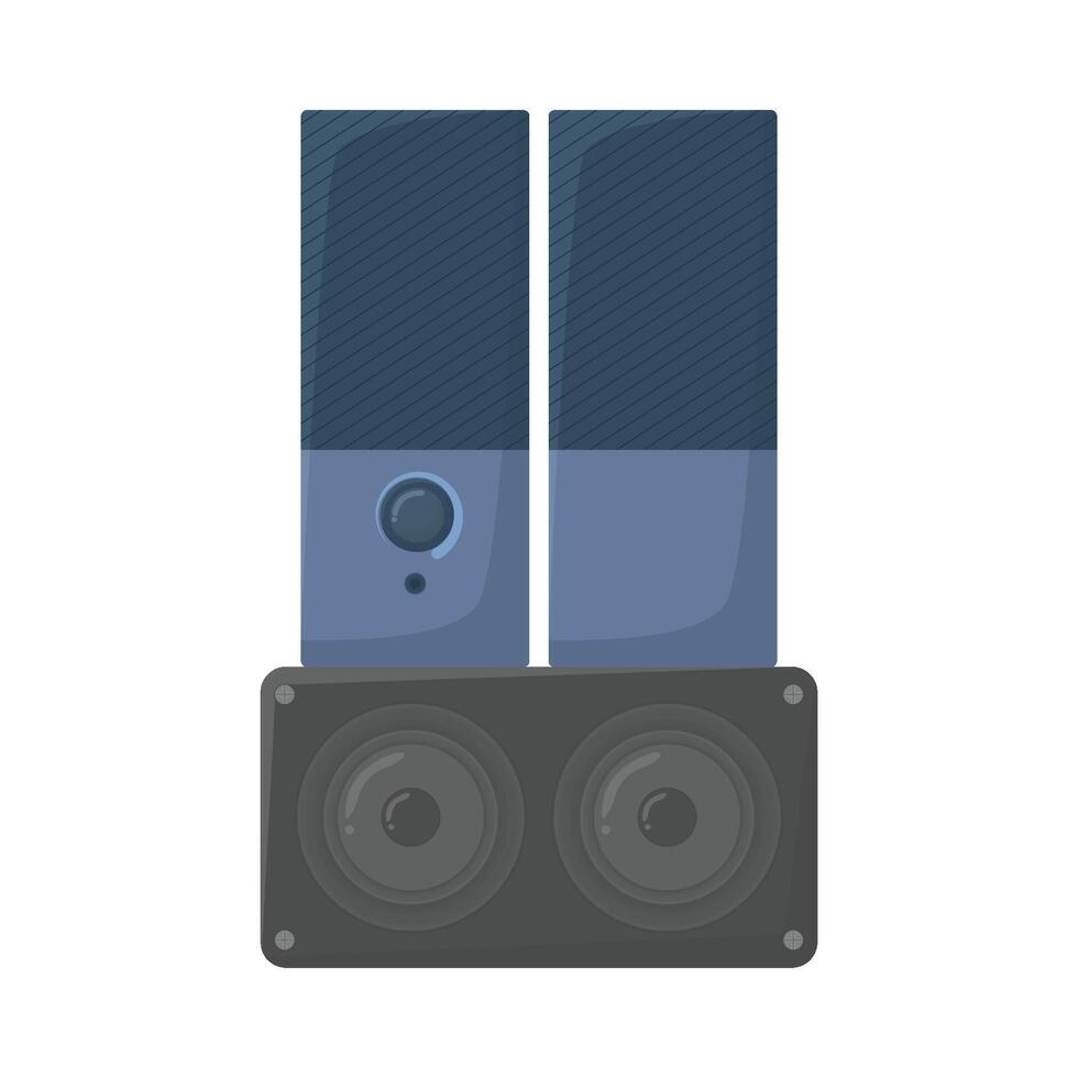 Illustration of music speaker vector