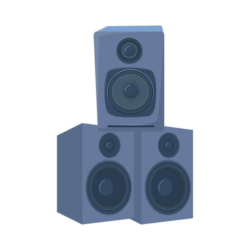 Illustration of music speaker vector
