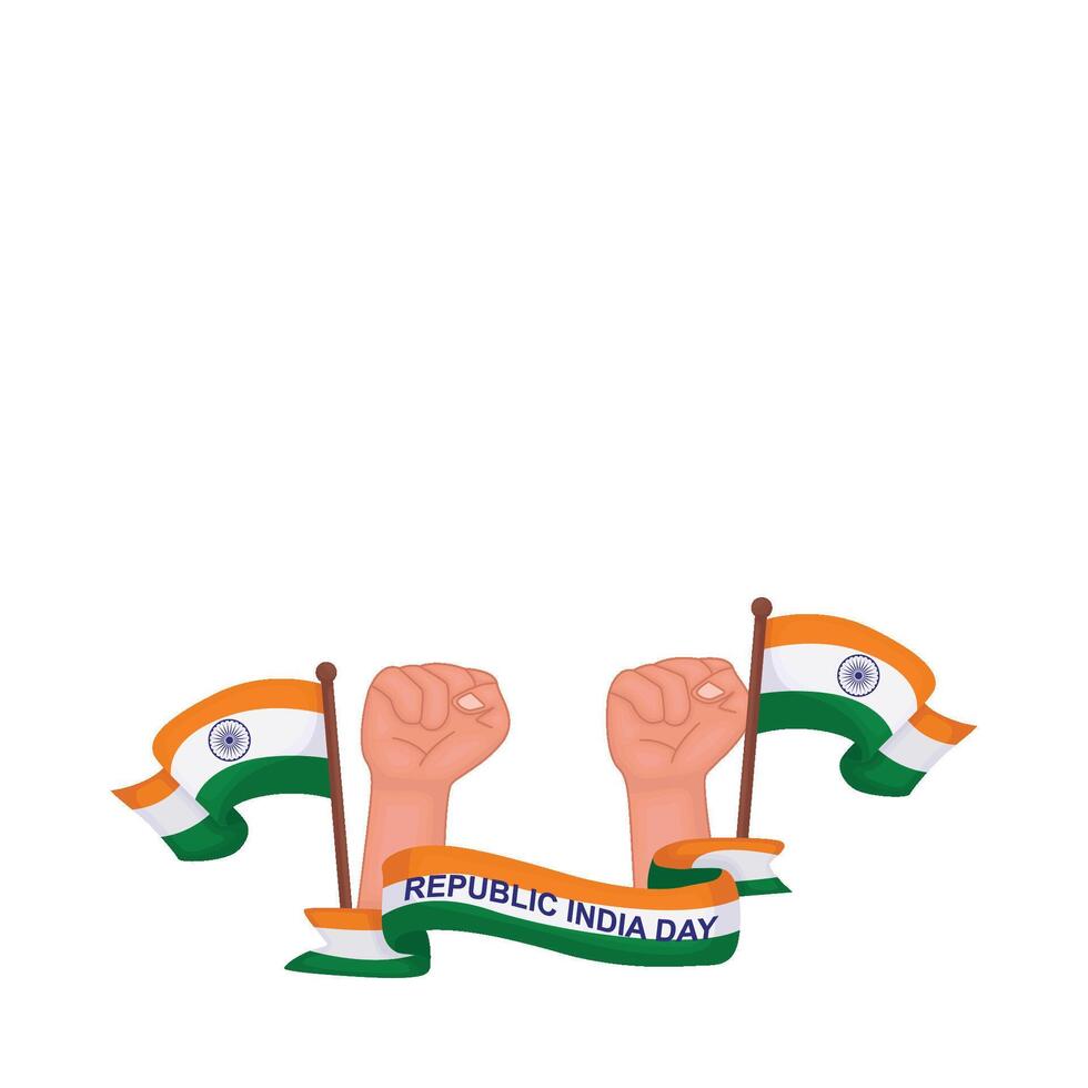 Illustration of republic day vector