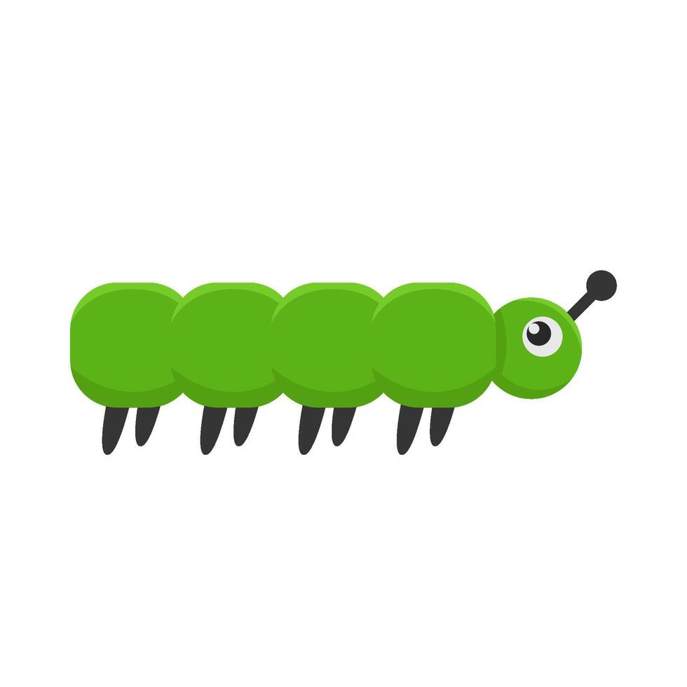 Illustration of cute caterpillar vector