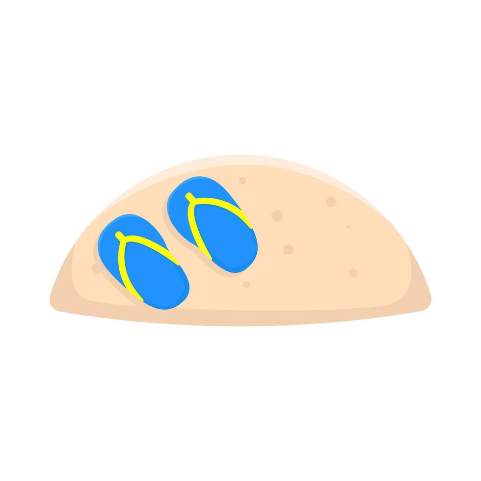Illustration of flip flops vector