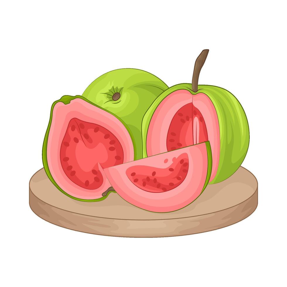 Illustration of guava vector