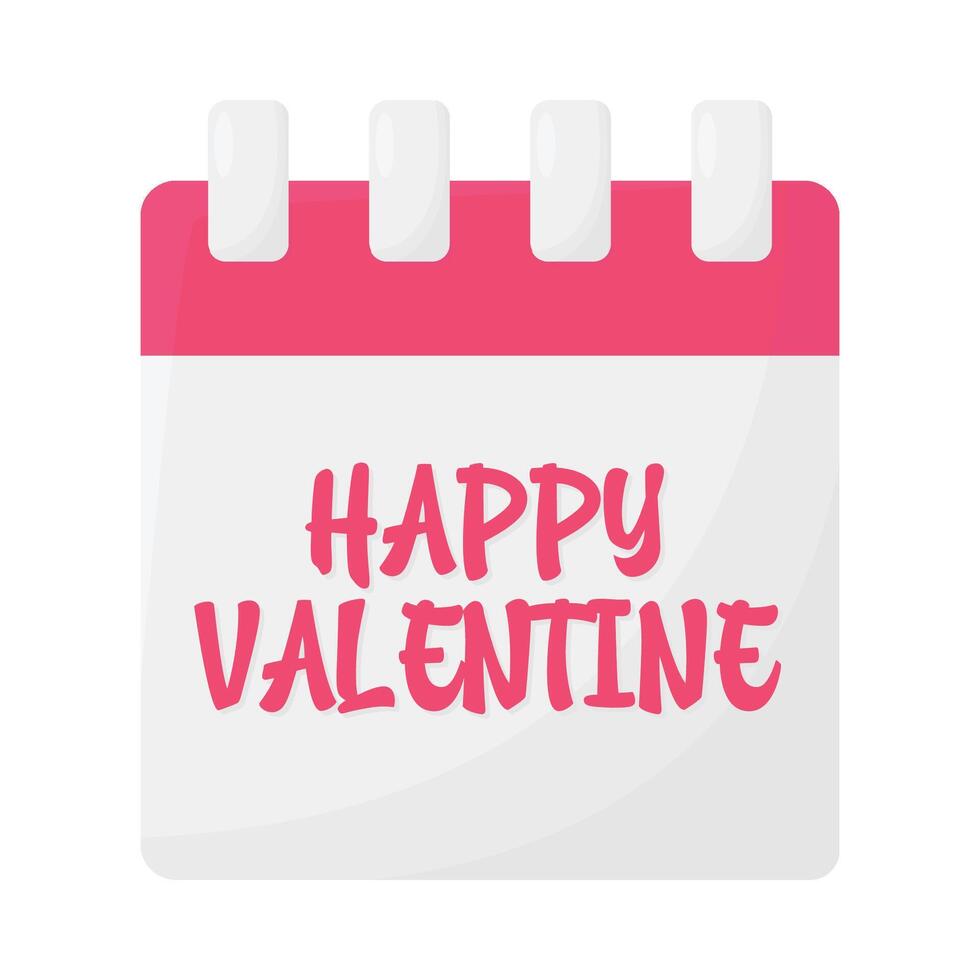 Illustration of happy valentine vector