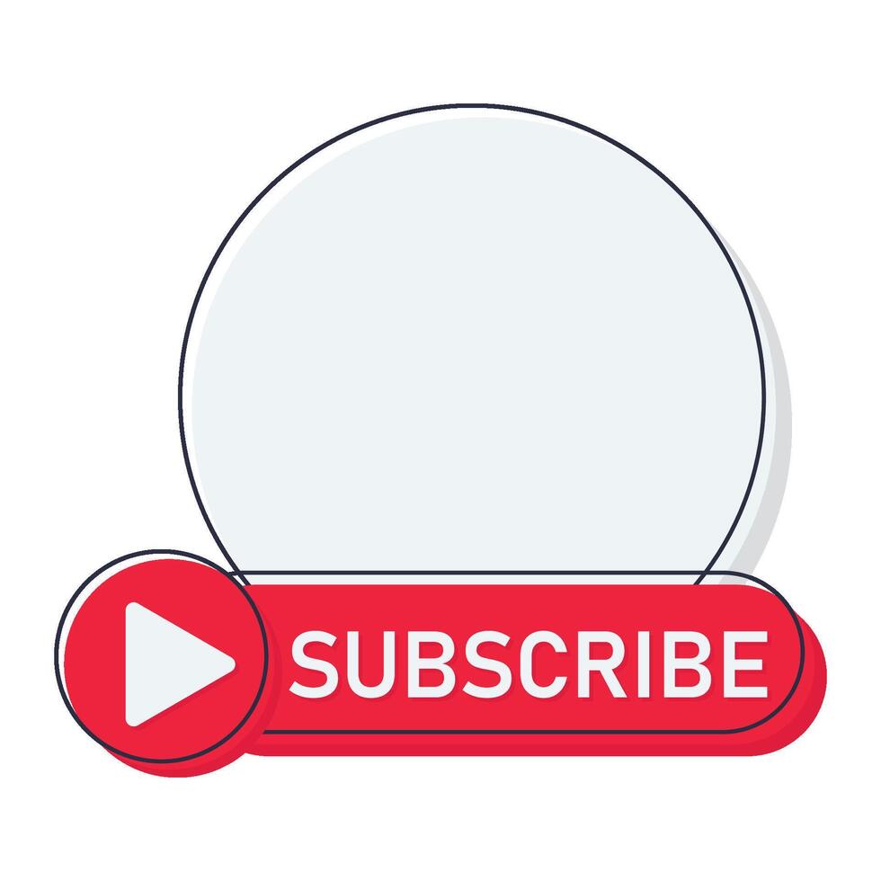 Illustration of subscribe vector