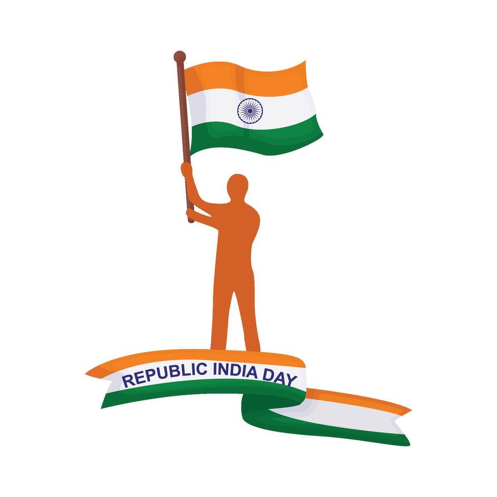 Illustration of republic day vector