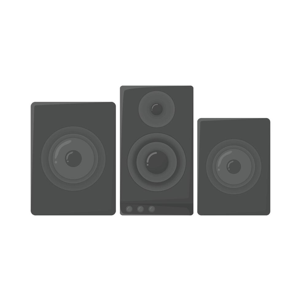 Illustration of music speaker vector