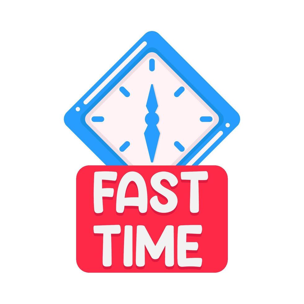 Illustration of clock vector
