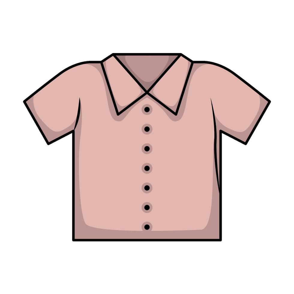 Illustration of women shirt vector