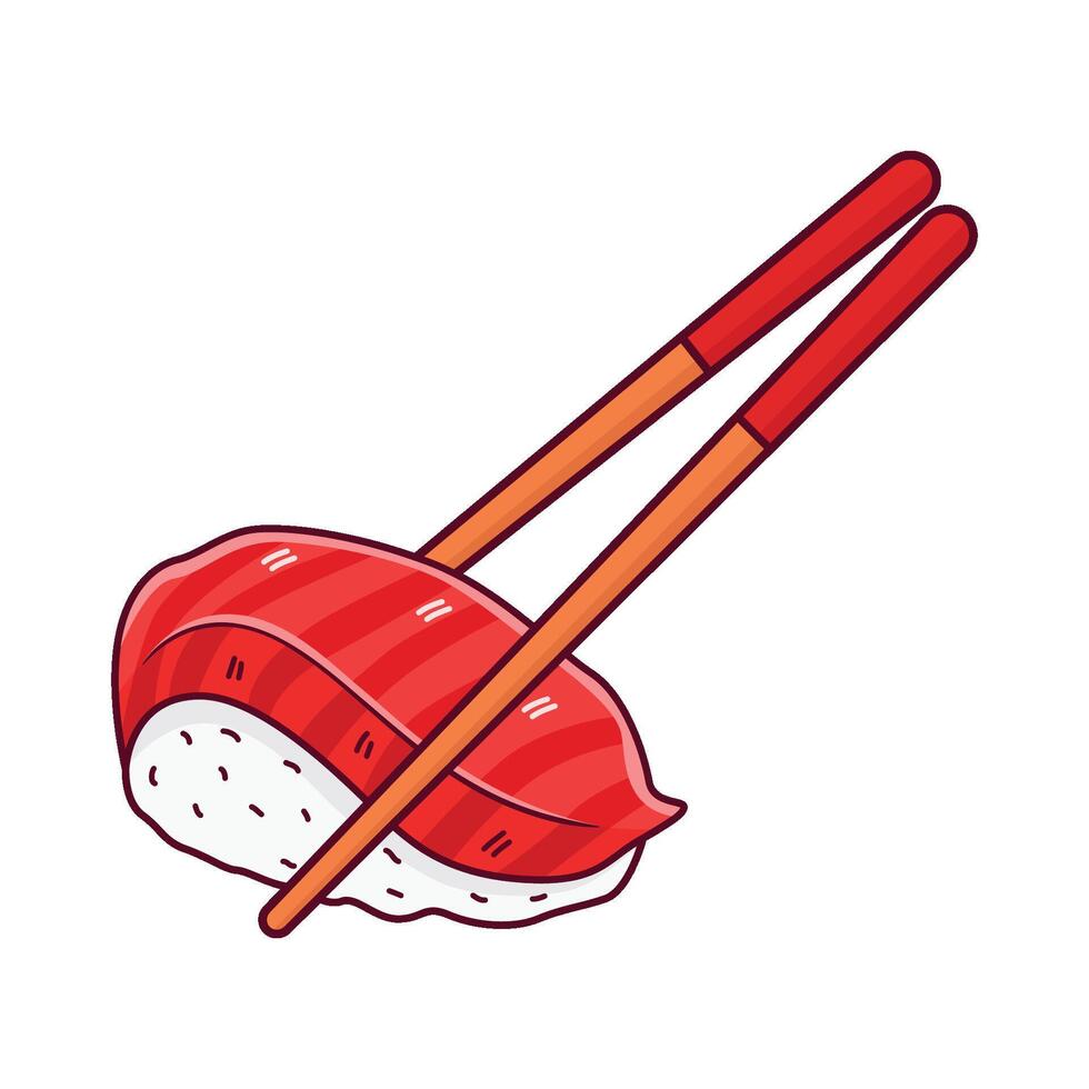 ilustración de Sushi vector