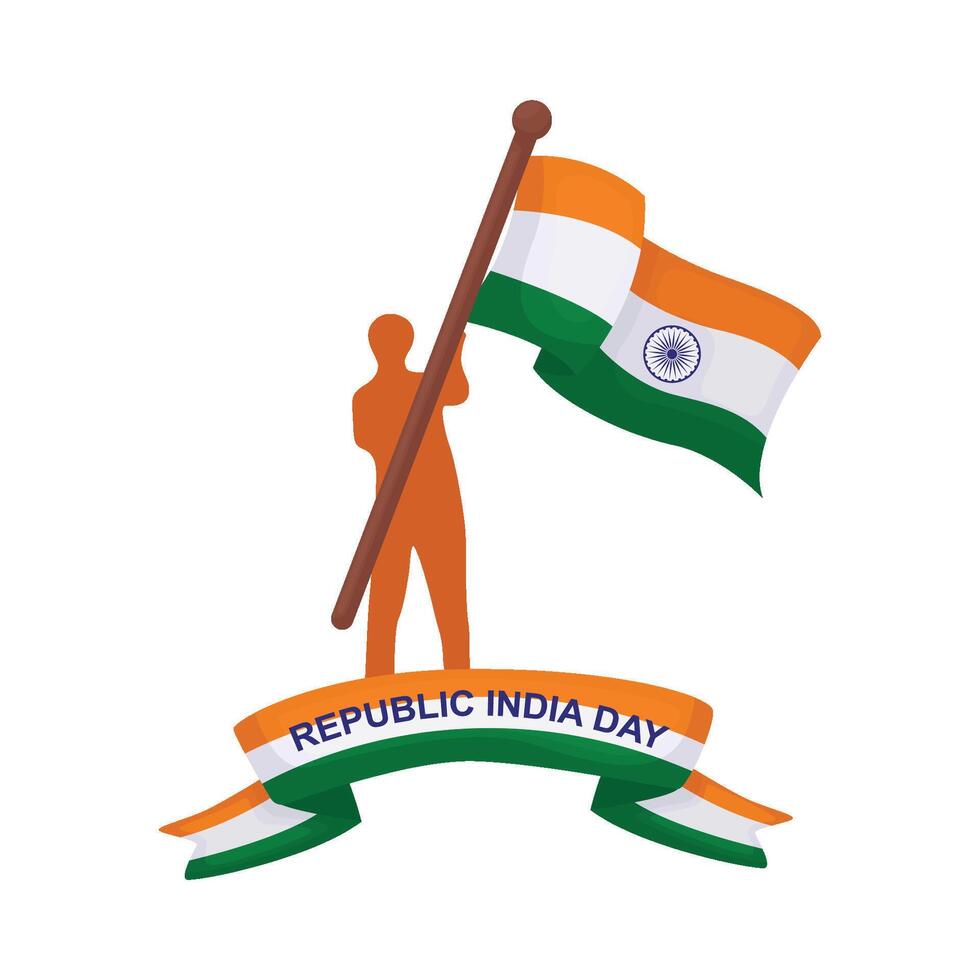 Illustration of republic day vector