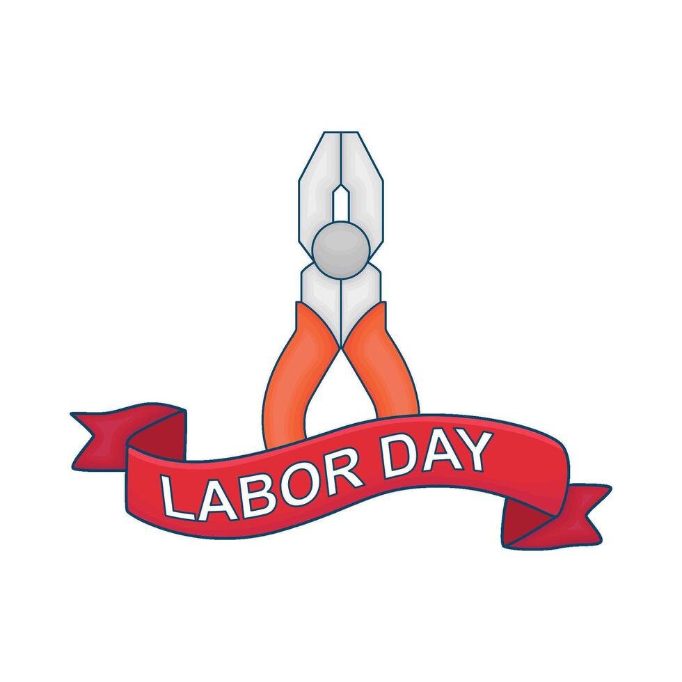 Illustration of labor day vector