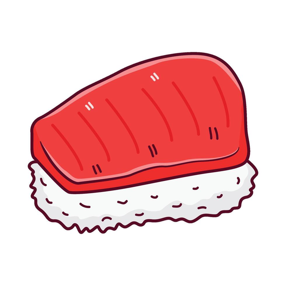 Illustration of sushi vector