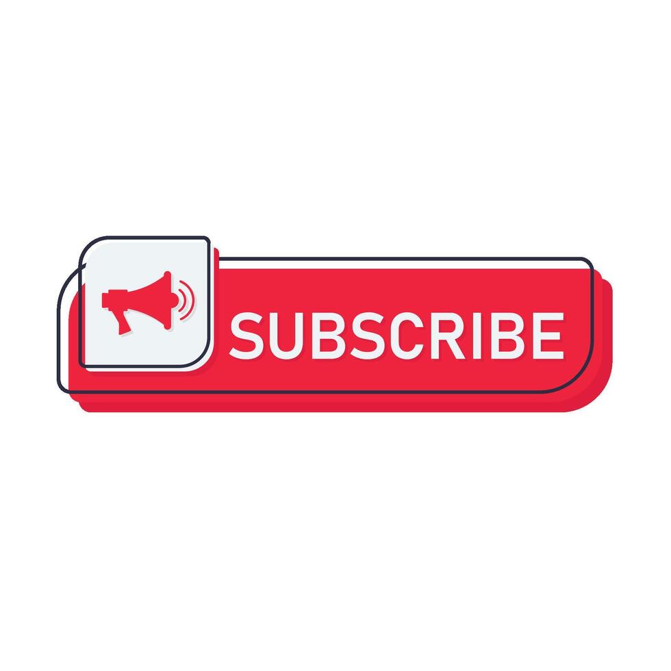 Illustration of subscribe vector