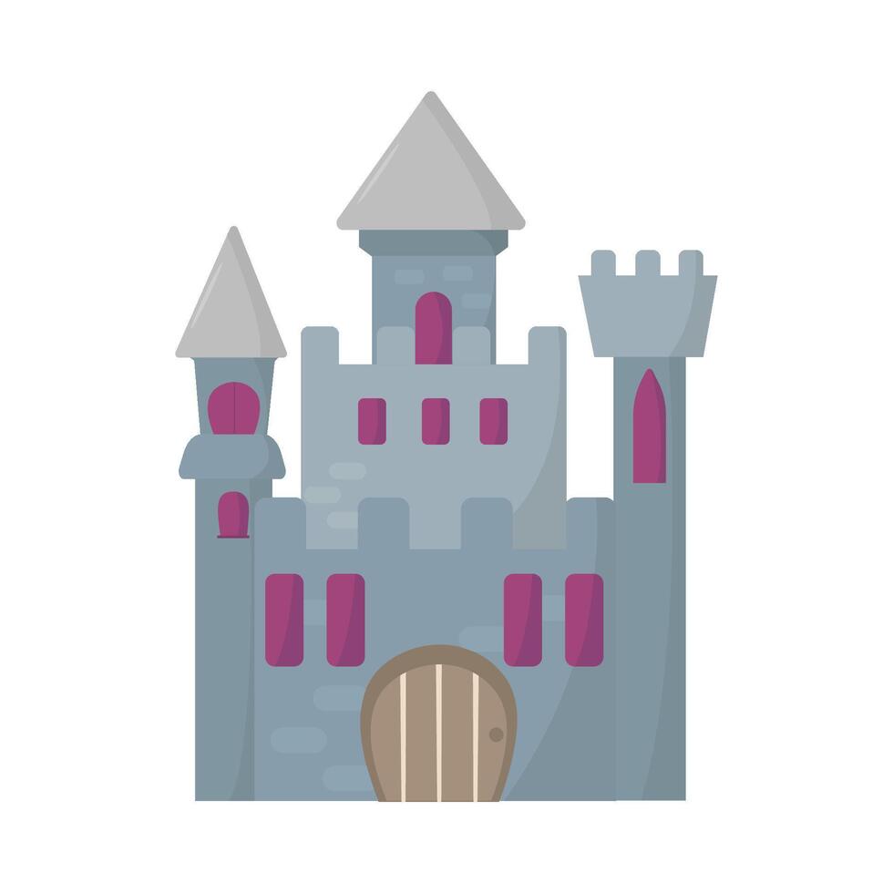 Illustration of castle vector