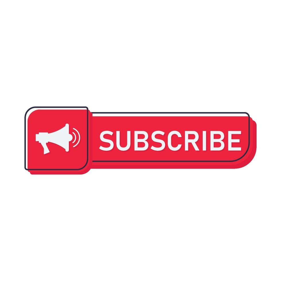 Illustration of subscribe vector