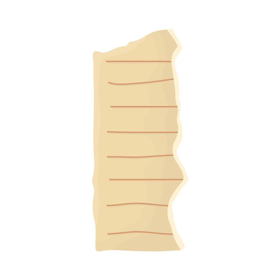 Illustration of ripped paper vector