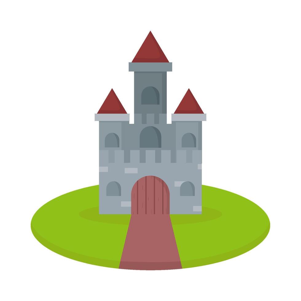Illustration of castle vector