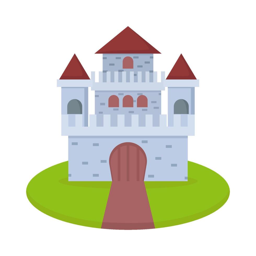 ilustración del castillo vector