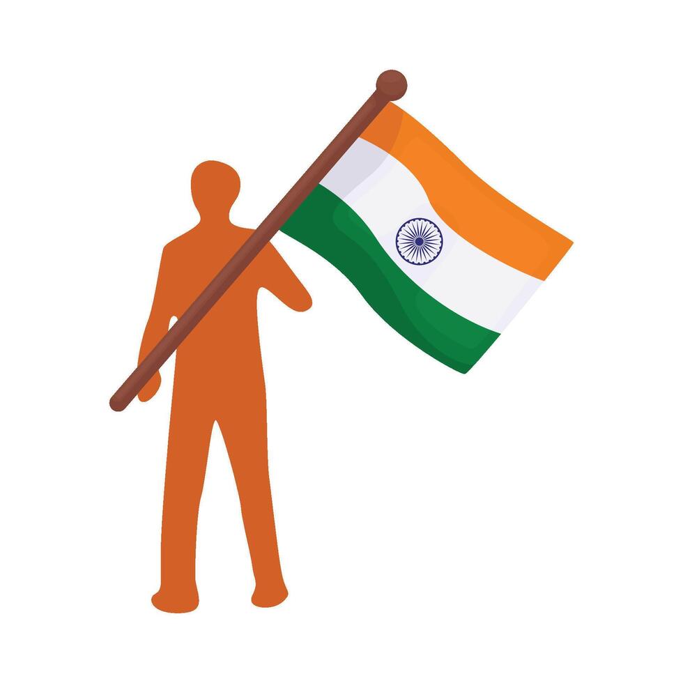 Illustration of India flag vector