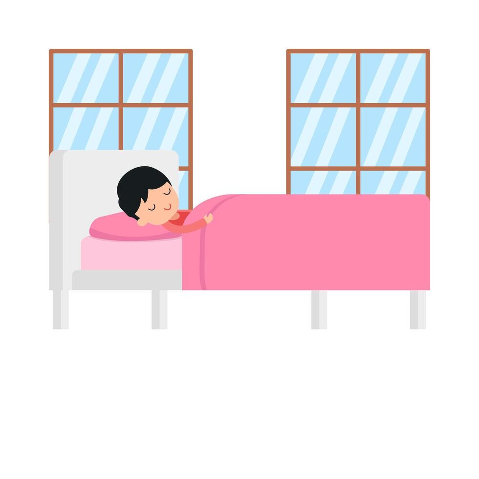 Illustration of sleep vector